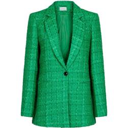 Neo Noir Avery Boucle Blazer - Green