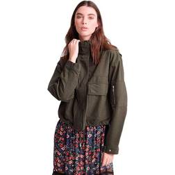 Superdry Bora Cropped Jacket - Blau