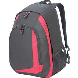 Shugon Geneva Backpack (19 Litres) (One Size) (Black/Red)