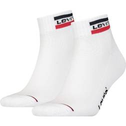 Levi's 2er-Set Hohe Unisex Socken - Mittelgrau