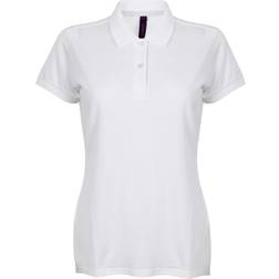Henbury Damen Mikro-Fine Kurzarm Polo Shirt - Fuchsia