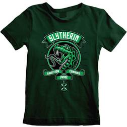 Harry Potter Childrens/Kids Comic Style Slytherin T-Shirt (12-13 Years) (Green)