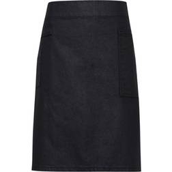 Premier Division Waxed Look Denim Waist Apron - Bleu/Multicolore