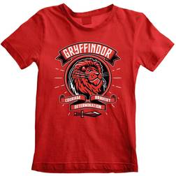 Harry Potter Barn/Kids Comic Style Gryffindor T-Shirt Red/Black 9-11