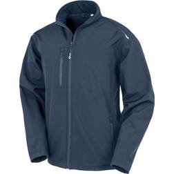 Result Result Genuine Recycled Mens 3-Layer Softshell Jacket (Black)