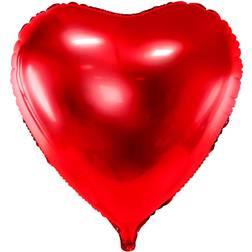 PartyDeco Foil Ballons Heart 72x73cm Red