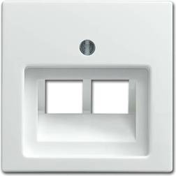 Busch-Jaeger 2x Cover UAE socket Busch-balance SI Alpine white 1803-02-914