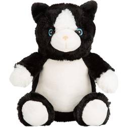 Mumbles Printme katt plyschleksak Black/White 26cm