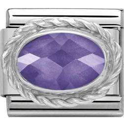 Nomination Classic Violet Cubic Zirconia Charm