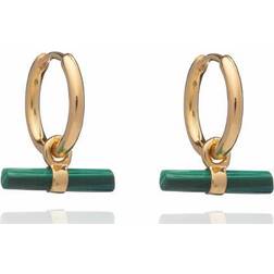 Rachel Jackson London T Bar Hoop Earrings