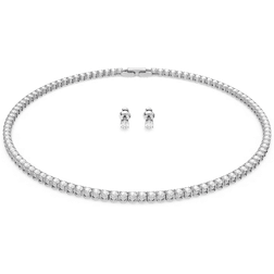 Swarovski Tennis Deluxe Set - Silver/Transparent