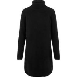 Pieces Ellen Long Sleeve High Neck Knit Dress