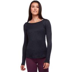Black Diamond Long Sleeve Rhythm Tee - Grigio