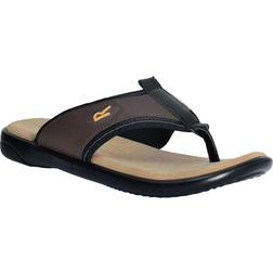 Regatta Mens Travis Sandals (Black/Brown)