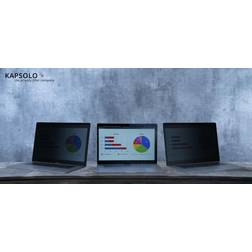 KAPSOLO 2-Way Plug In Privacy Screen for 39,62cm (15,6" Wide 16:9