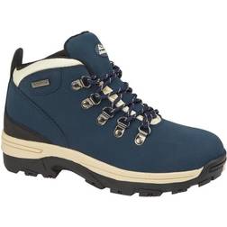 Trek Leather Hiking Boots - Rouge/Bleu