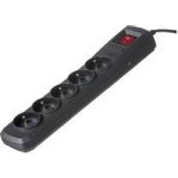 ActiveJet ACP-5GN 1,5M CZ, 1,5 m, 5 AC stikkontakt(er) Indendørs, Type E, Type E, Plast
