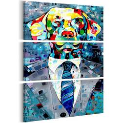 Arkiio Dog in a Suit (3 Parts) 60x90 Tavla