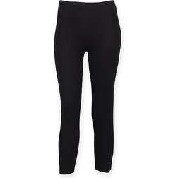 3/4 Trainings Fitness Sportleggings - Schwarz