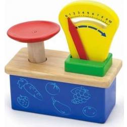 Viga Wooden Shop Scale with Toys scale