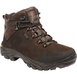 Regatta Great Outdoors Mens Burrell Leather Hiking Boots (Fawn Brown)