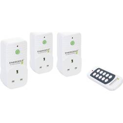 Energenie 3PK Wireless Remote Control Sockets