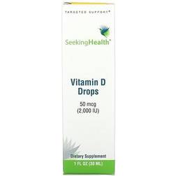 Seeking Health D-Vitamindråber 50 mcg 30 ml 30 stk