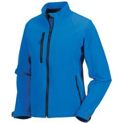 Jerzees Colours Ladies Water Resistant & Windproof Soft Shell Jacket (Black)