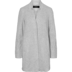 Vero Moda Damen Mantel Kurzmantel Jacket - Grau