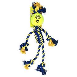 Braide Rope Giant Rasta Man met 10cm Tennis Ball