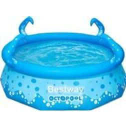 Bestway 57397, Oppustelig pool, 3153 L, Rund, 2 År, Octopus, PVC