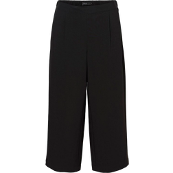 Vero Moda Pantalon À Jambe Wide Leg Fit Pull On - Noir