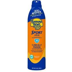 Banana Boat Ultra Sport Sunscreen Spray, New Formula, SPF 30, 9.5 Ounces