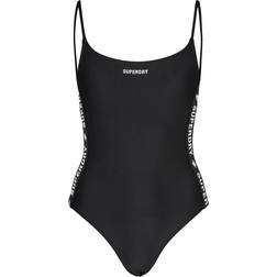 Superdry Maillot de bain 1 pièce femme Essential Tape - Noir