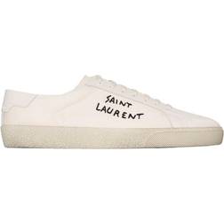 Saint Laurent Court Classic Sneakers Aus Canvas - Weiß