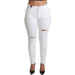 Dolce & Gabbana Dame Jeans Hvit