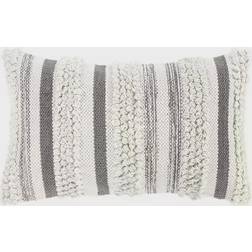 Lush Decor Bria Pillow Case Grey (50.8x33cm)