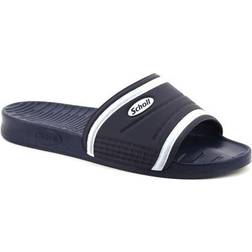 Scholl Sea Swimming Sandal - Navy Blue/White