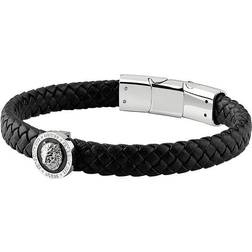 Guess Lion King Bracelet - Silver/Black