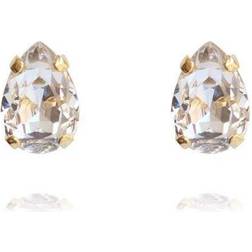 Caroline Svedbom Petite Drop Stud Earring - Gold/Gull