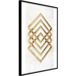 Artgeist Golden Inlay Sort 20x30 Plakat