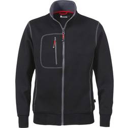 Acode Zipper Sweatshirt Sweatjacke - Schwarz