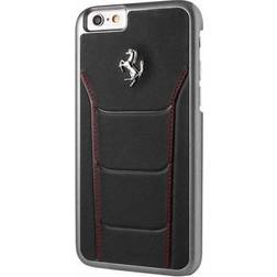 Ferrari FESEHCP6BKR, Cover, Apple, iPhone 6/6s, 11,9 cm (4.7) Sort, Rød, Sølv