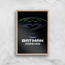 Multi Batman Forever Giclee Print A4 Wooden Frame Framed Art