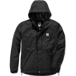 Carhartt Men's Loose Fit Midweight Rain Jacket - Black