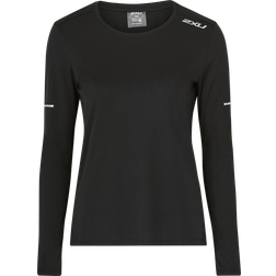 2XU Aero L/s Reflective Tøj - Black/Silver
