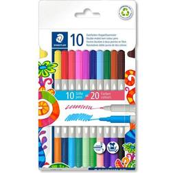 Staedtler Double-sided felt-tip pens 10 pcs. 20 colors