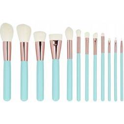 Mimo Mimo Makeup Brush Turquoise 12' Set