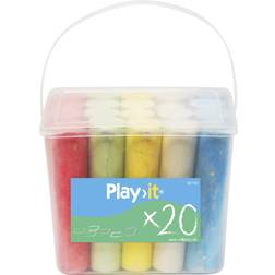 Play it Färgkritor Play-it 5 Färger 20 st