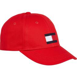 Tommy Hilfiger Unisex Kid's Big Flag Cap, Deep Crimson